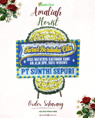 Papan Bunga Duka di Mila