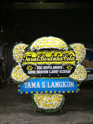 Papan Bunga Duka di Mila